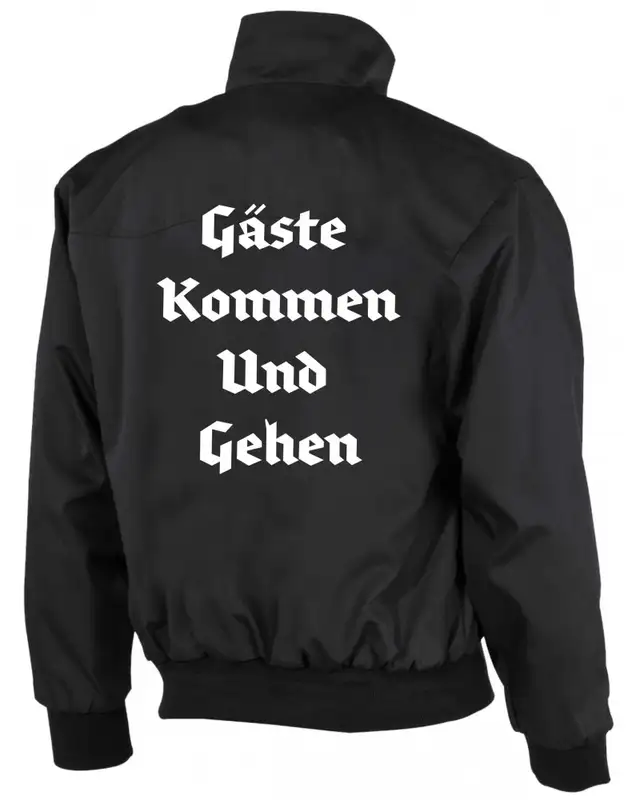 Bestickte Herren Harrington Jacke (Gute Heimreise) Bild 2