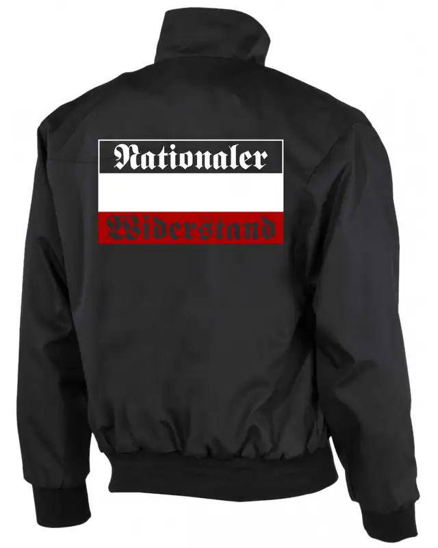 Bestickte Herren Harrington Jacke (Nationaler Widerstand) Bild 2