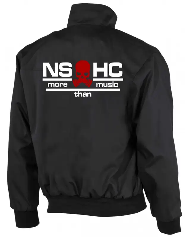 Bestickte Herren Harrington Jacke (NS HC, more than music) Bild 2