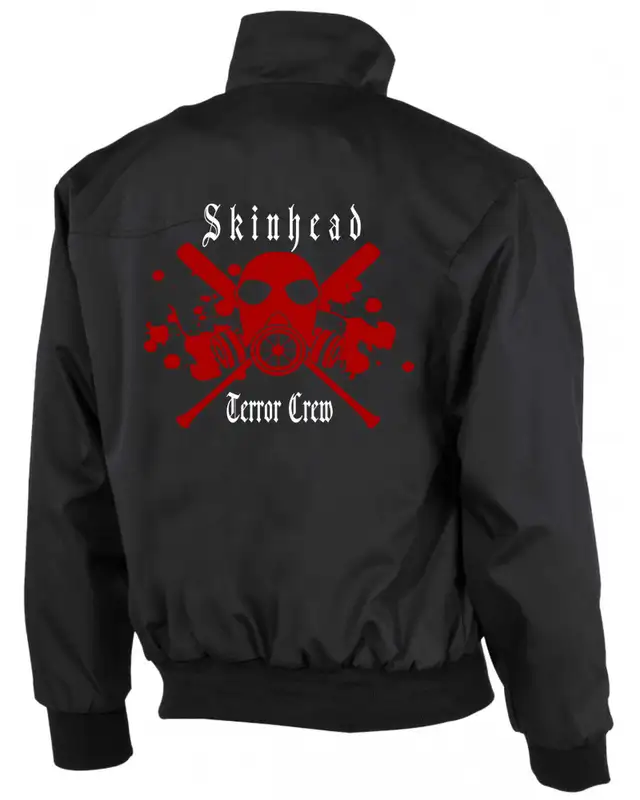 Bestickte Herren Harrington Jacke (Skinhead Terror Crew) Bild 2