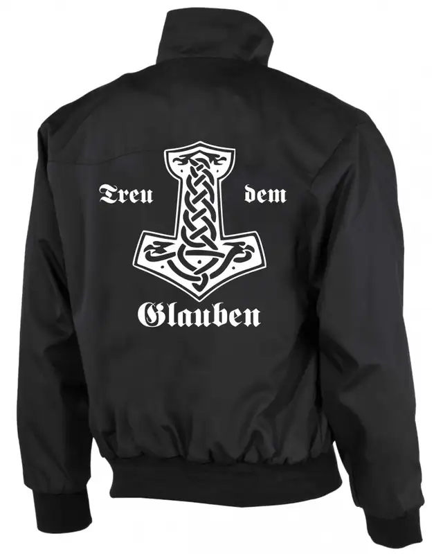 Bestickte Herren Harrington Jacke (Treu dem Glauben) Bild 2