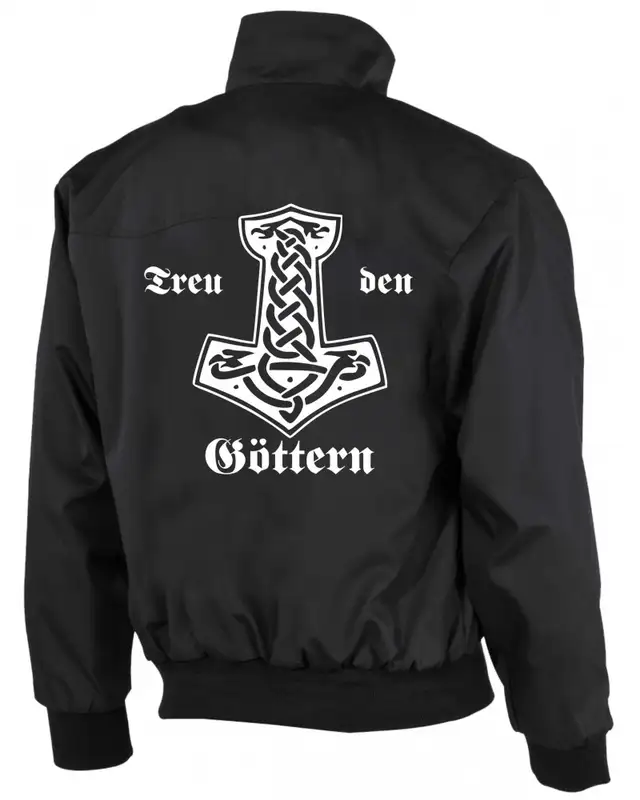Bestickte Herren Harrington Jacke (Treu den Göttern) Bild 2