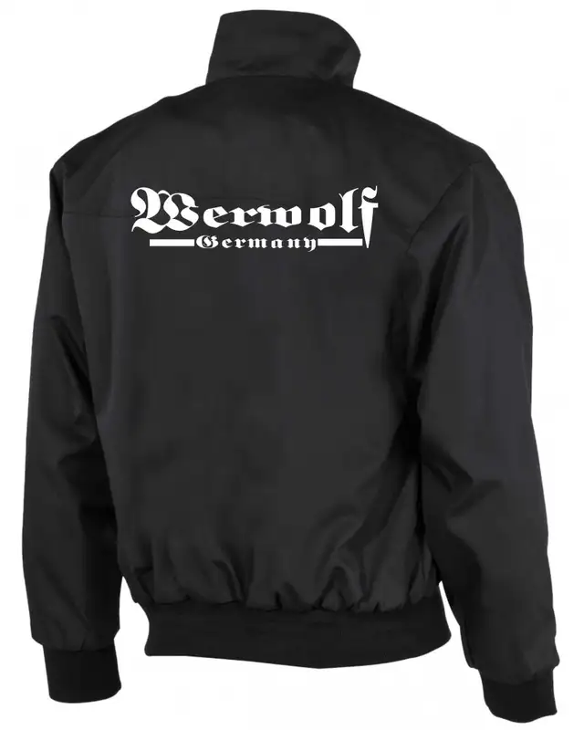 Bestickte Herren Harrington Jacke (Werwolf Germany ohne Wolf) Bild 2