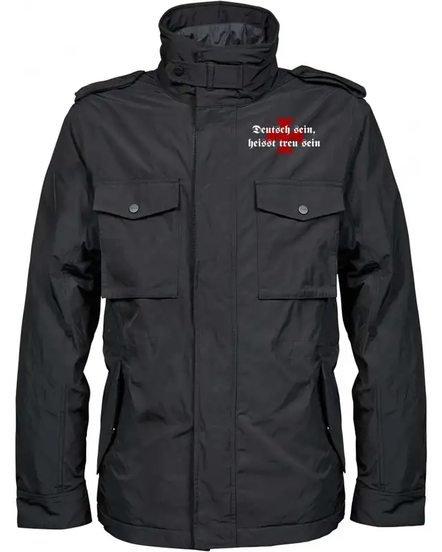 Bestickte Herren Jacke "Balder" (Deutsch sein, heißt treu sein)