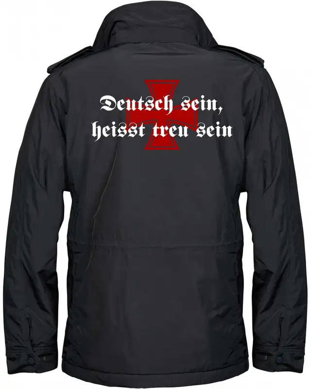 Bestickte Herren Jacke "Balder" (Deutsch sein, heißt treu sein) Bild 2