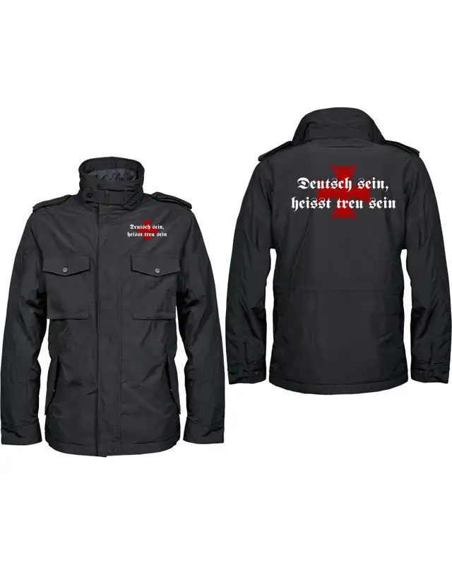 Bestickte Herren Jacke "Balder" (Deutsch sein, heißt treu sein) Bild 3