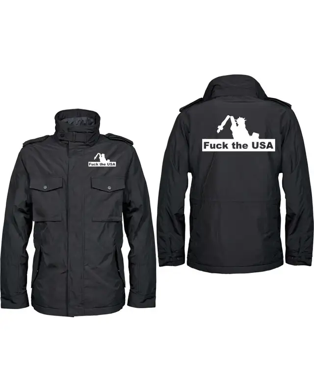 Bestickte Herren Jacke "Balder" (Fuck the USA) Bild 3