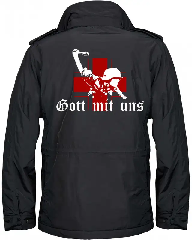 Bestickte Herren Jacke "Balder" (Gott mit uns, Soldat) Bild 2
