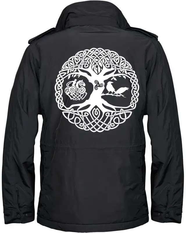 Bestickte Herren Jacke "Balder" (Lebensbaum) Bild 2