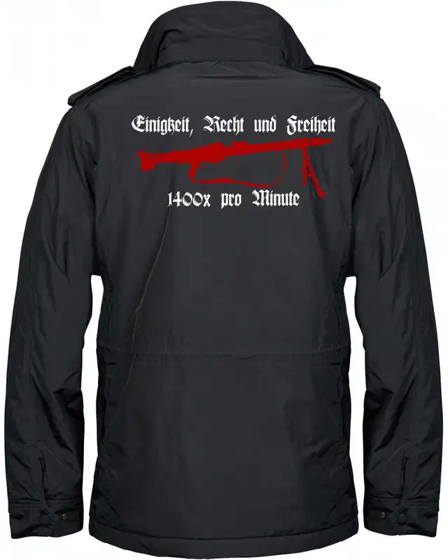 Bestickte Herren Jacke "Balder" (Mg42 Einigkeit, Recht und Freiheit) Bild 2