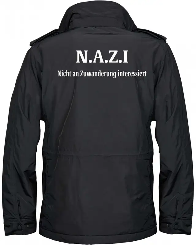 Bestickte Herren Jacke "Balder" (Nazi nicht an Zuwanderung interessiert) Bild 2
