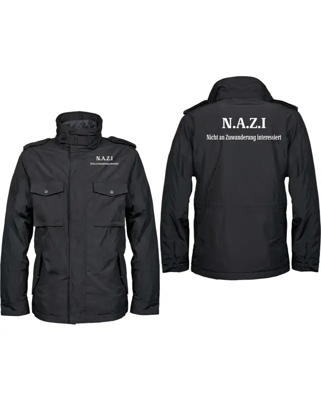 Bestickte Herren Jacke "Balder" (Nazi nicht an Zuwanderung interessiert) Bild 3