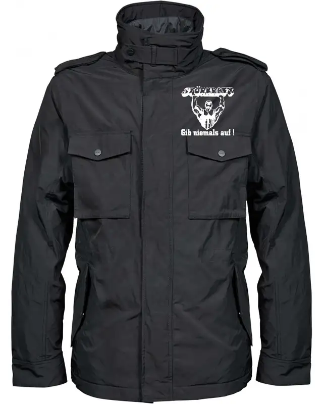 Bestickte Herren Jacke "Balder" (Störkraft gib niemals auf)