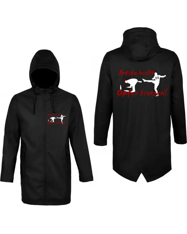 Bestickte Herren Jacke "Wali" (Antifa heißt Opfer bringen) Bild 3