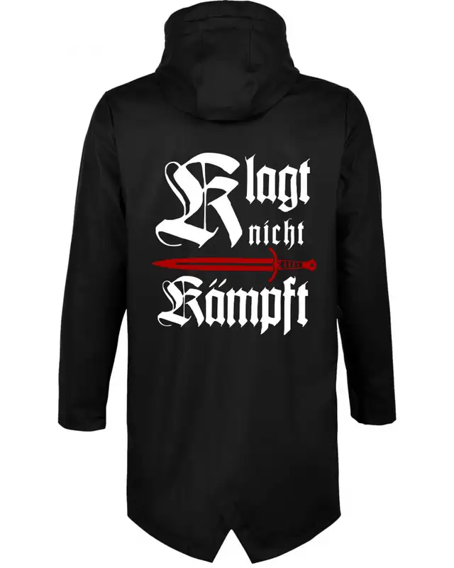 Bestickte Herren Jacke "Wali" (Klagt nicht kämpft, Schwert) Bild 2