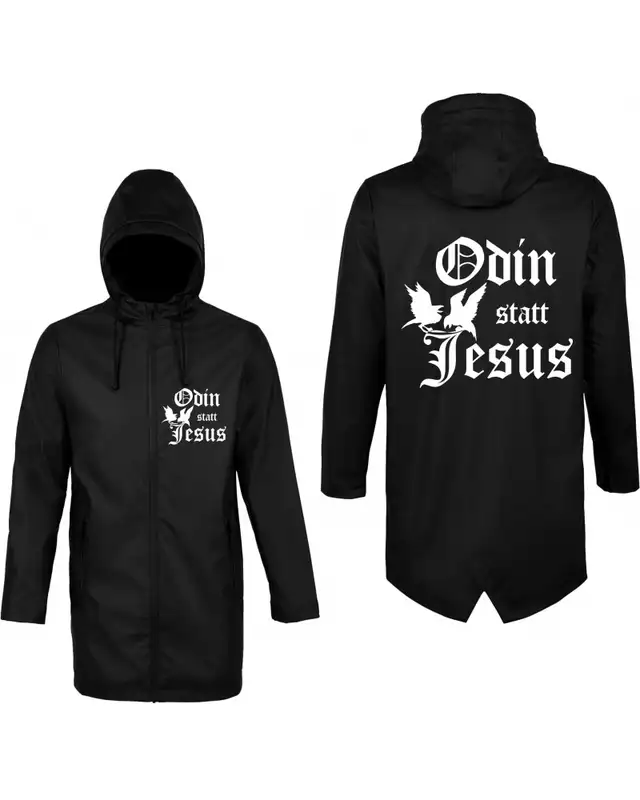 Bestickte Herren Jacke "Wali" (Odin statt Jesus) Bild 3