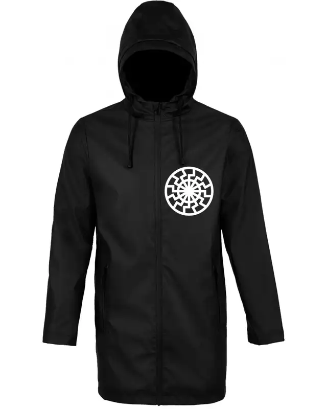 Bestickte Herren Jacke "Wali" (Schwarze Sonne)