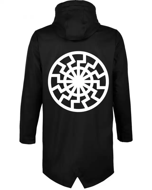 Bestickte Herren Jacke "Wali" (Schwarze Sonne) Bild 2