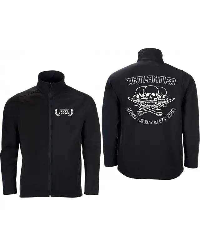 Bestickte Herren Softshell Jacke "2 Lagen" (Anti-Antifa) Bild 3