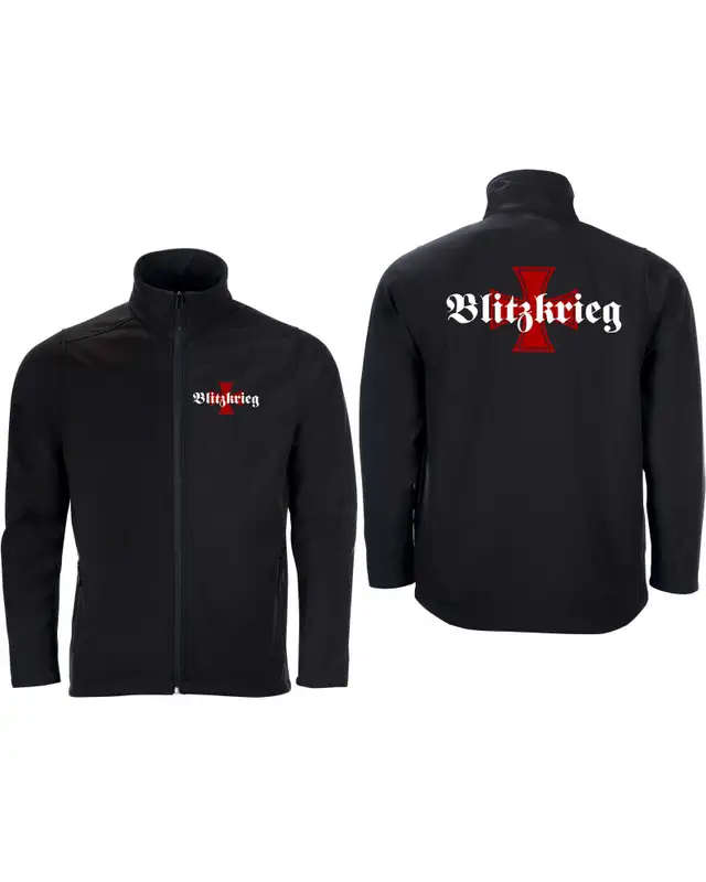 Bestickte Herren Softshell Jacke "2 Lagen" (Blitzkrieg) Bild 3