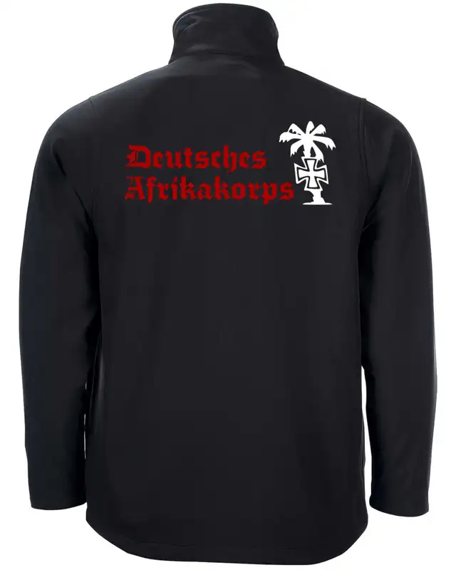 Bestickte Herren Softshell Jacke "2 Lagen" (Deutsches Afrikakorps) Bild 2