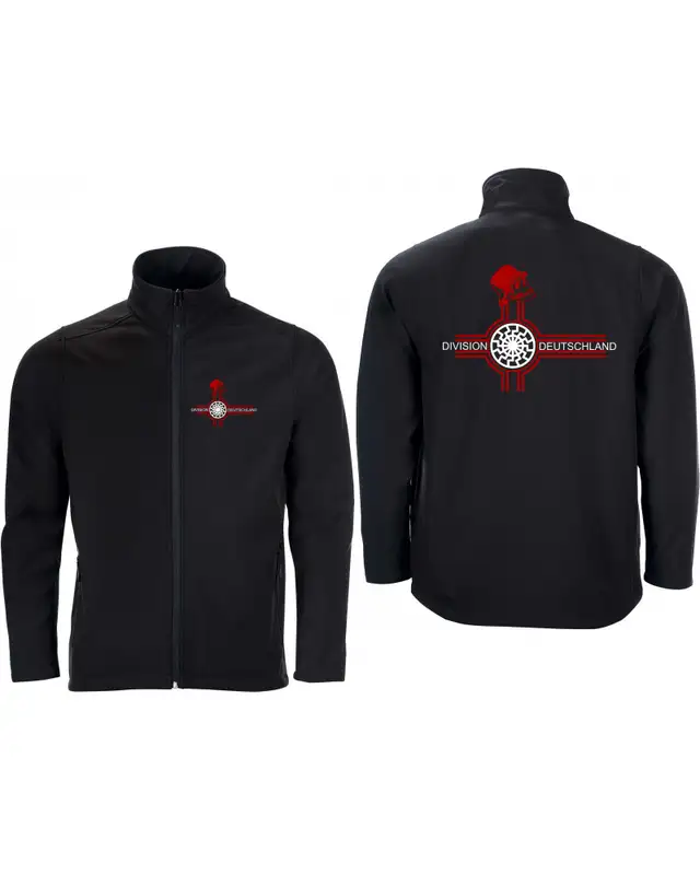 Bestickte Herren Softshell Jacke "2 Lagen" (Divison Deutschland) Bild 3