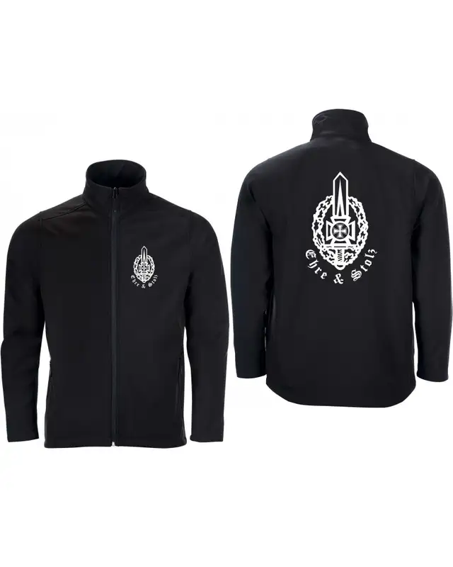 Bestickte Herren Softshell Jacke "2 Lagen" (Ehre & Stolz) Bild 3