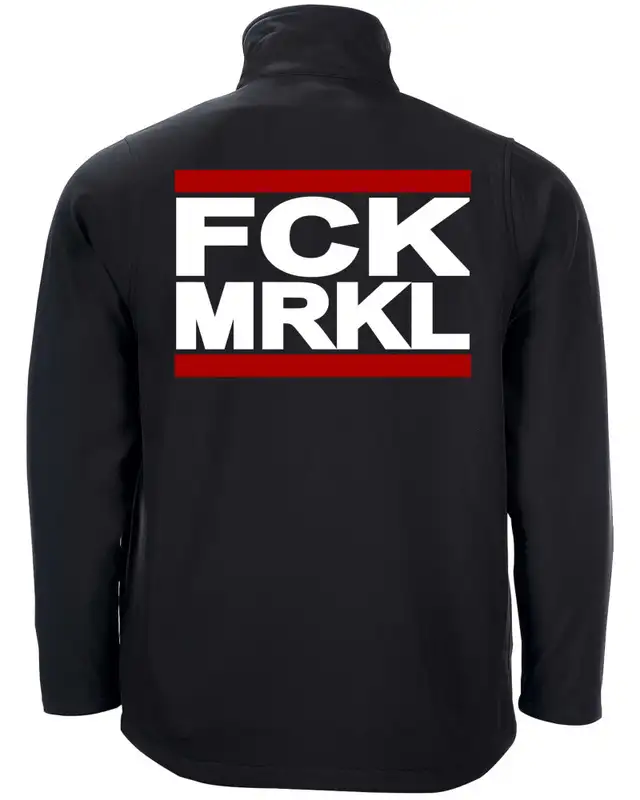 Bestickte Herren Softshell Jacke "2 Lagen" (FCK MRKL) Bild 2
