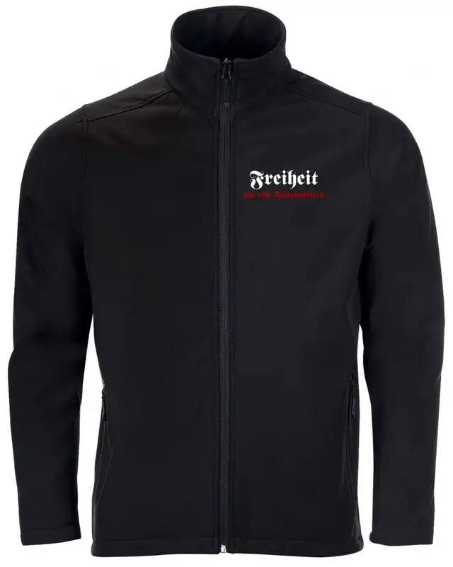 Bestickte Herren Softshell Jacke "2 Lagen" (Freiheit)