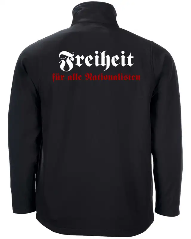 Bestickte Herren Softshell Jacke "2 Lagen" (Freiheit) Bild 2