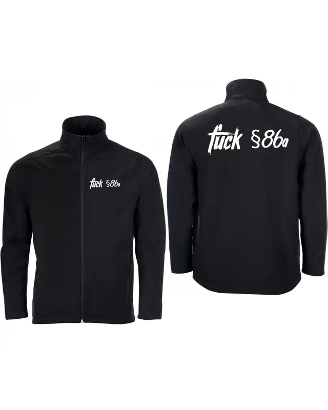 Bestickte Herren Softshell Jacke "2 Lagen" (Fuck 86a) Bild 3