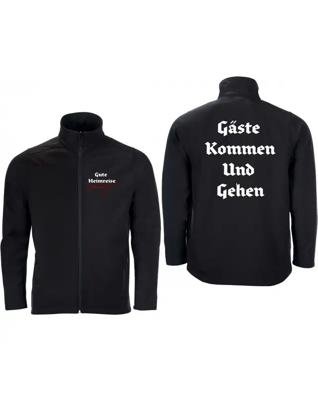 Bestickte Herren Softshell Jacke "2 Lagen" (Gute Heimreise) Bild 3