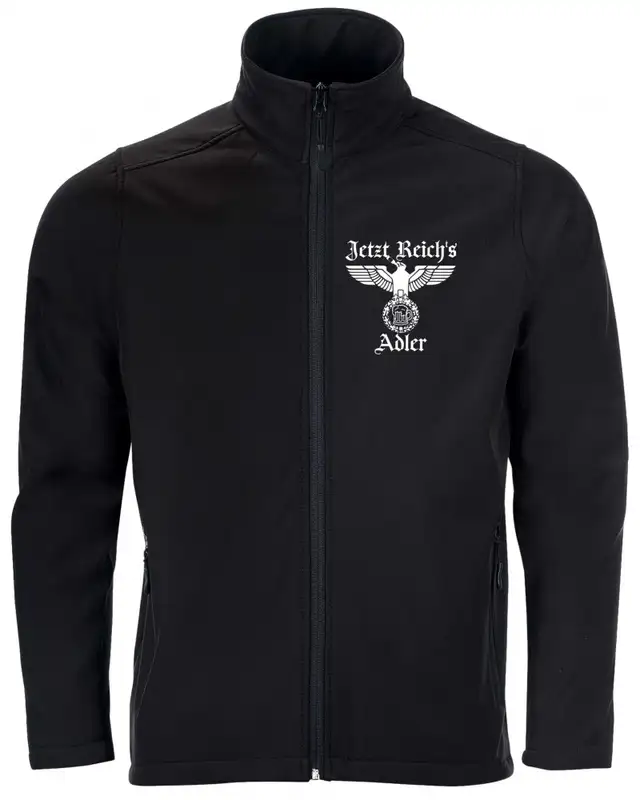 Bestickte Herren Softshell Jacke "2 Lagen" (Jetzt Reichs Adler)
