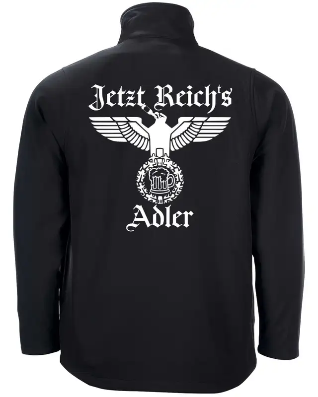 Bestickte Herren Softshell Jacke "2 Lagen" (Jetzt Reichs Adler) Bild 2