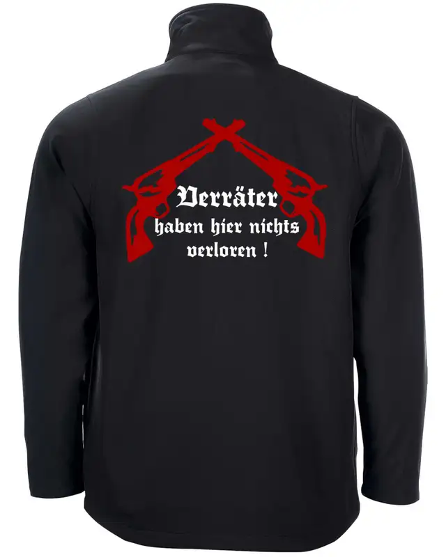 Bestickte Herren Softshell Jacke "2 Lagen" (Kameradschaft mehr als nur ein Wort) Bild 2