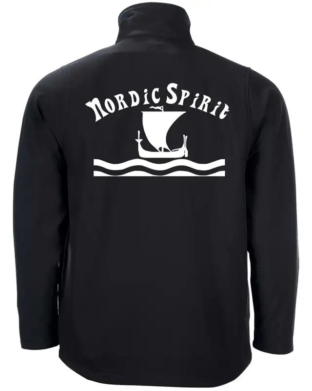 Bestickte Herren Softshell Jacke "2 Lagen" (Nordic Spirit) Bild 2