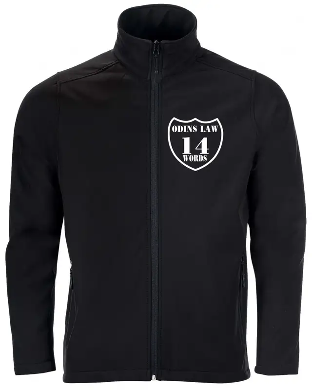 Bestickte Herren Softshell Jacke "2 Lagen" (Odins law)