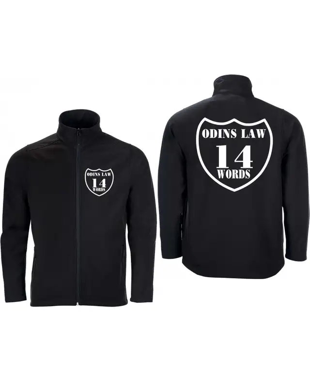 Bestickte Herren Softshell Jacke "2 Lagen" (Odins law) Bild 3