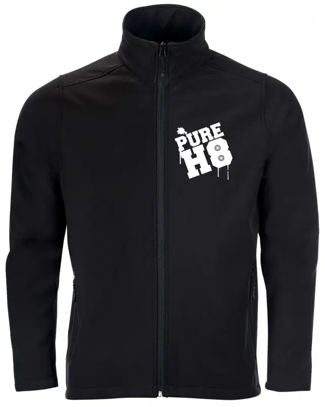 Bestickte Herren Softshell Jacke "2 Lagen" (Pure H8)
