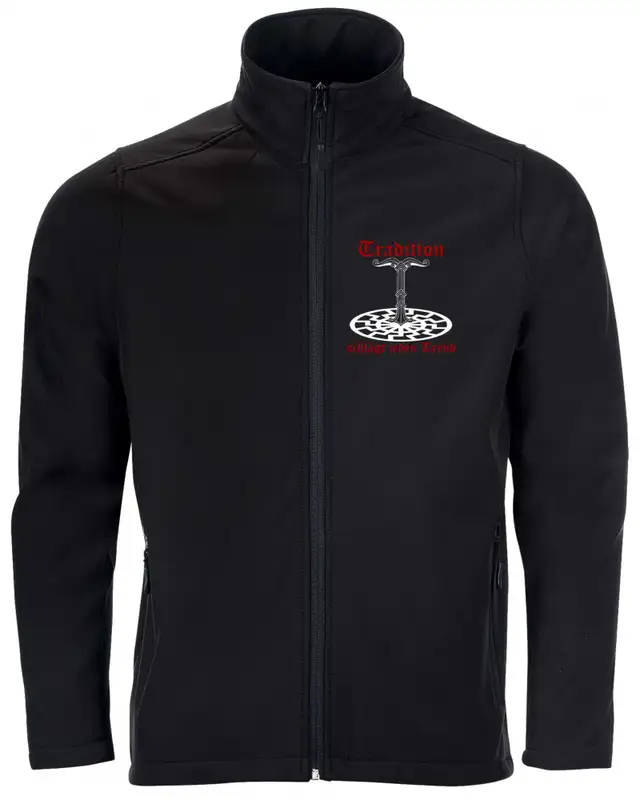 Bestickte Herren Softshell Jacke "2 Lagen" (Tradition schlägt jeden Trend)