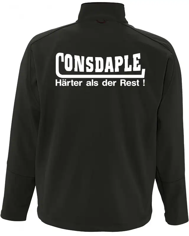 Bestickte Herren Softshell Jacke "3 Lagen" (Consdaple, härter als der Rest) Bild 2