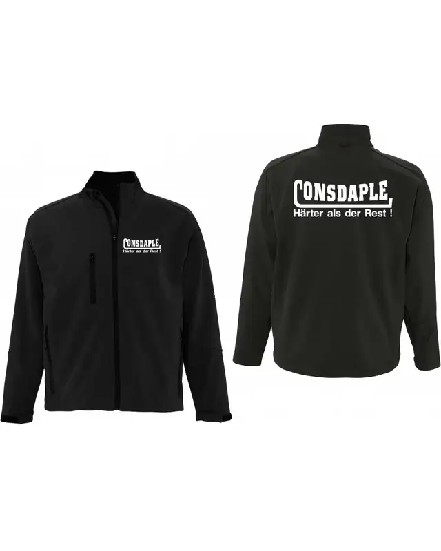 Bestickte Herren Softshell Jacke "3 Lagen" (Consdaple, härter als der Rest) Bild 3