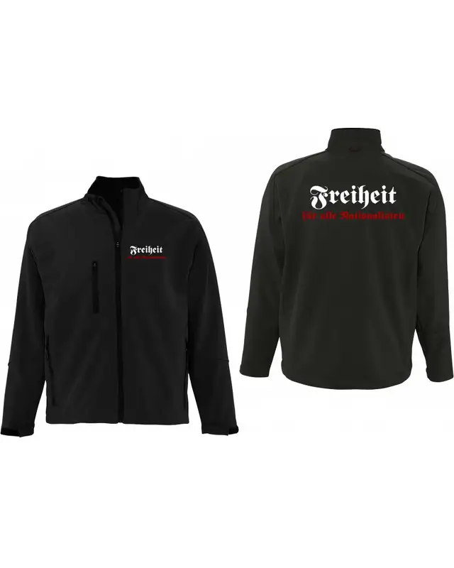 Bestickte Herren Softshell Jacke "3 Lagen" (Freiheit) Bild 3