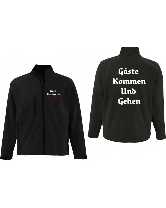 Bestickte Herren Softshell Jacke "3 Lagen" (Gute Heimreise) Bild 3