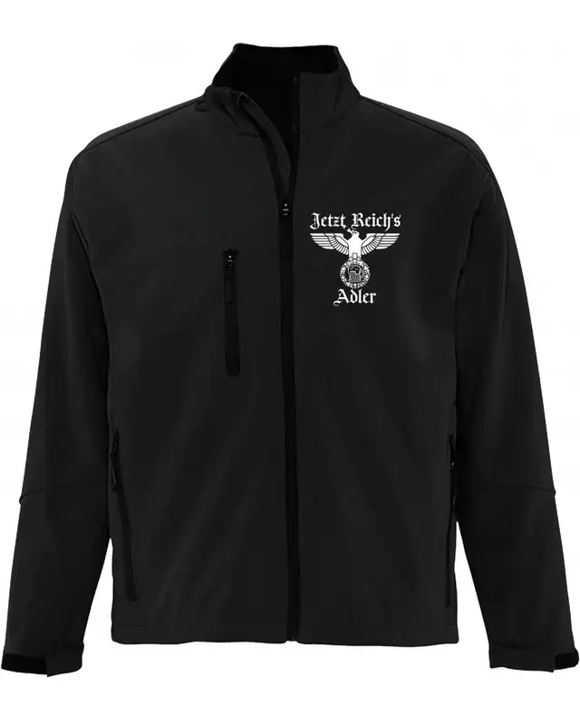Bestickte Herren Softshell Jacke "3 Lagen" (Jetzt Reichs Adler)