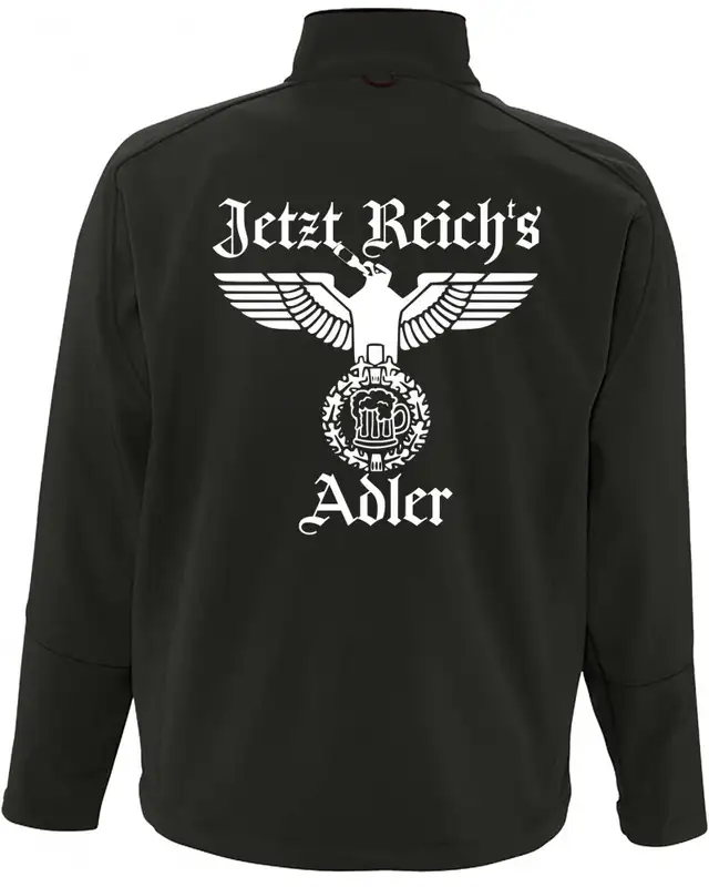Bestickte Herren Softshell Jacke "3 Lagen" (Jetzt Reichs Adler) Bild 2