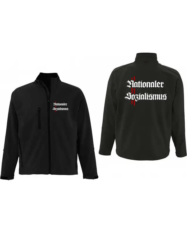 Bestickte Herren Softshell Jacke "3 Lagen" (Nationaler Sozialismus) Bild 3
