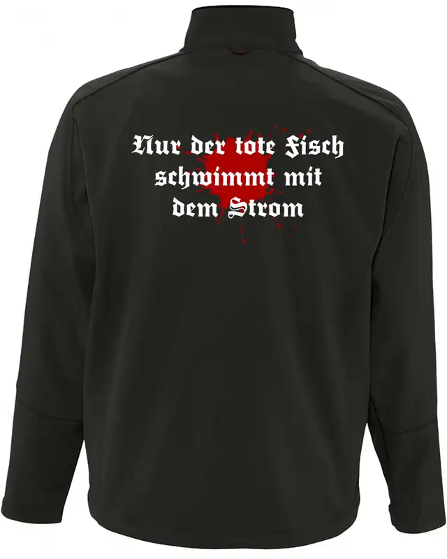 Bestickte Herren Softshell Jacke "3 Lagen" (Petri Heil) Bild 2