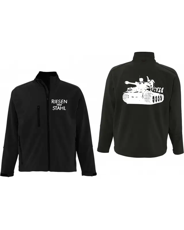Bestickte Herren Softshell Jacke "3 Lagen" (Riesen aus Stahl) Bild 3