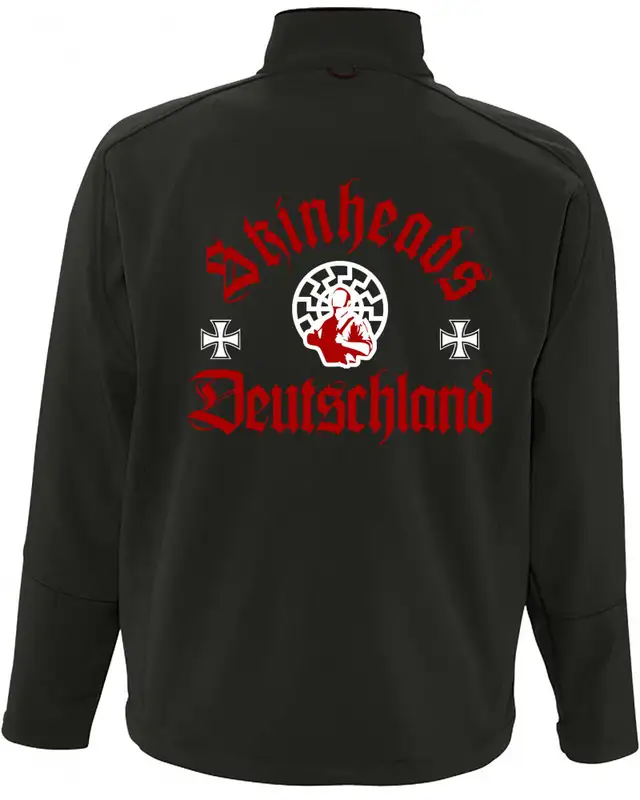 Bestickte Herren Softshell Jacke "3 Lagen" (Skinheads Deutschland) Bild 2
